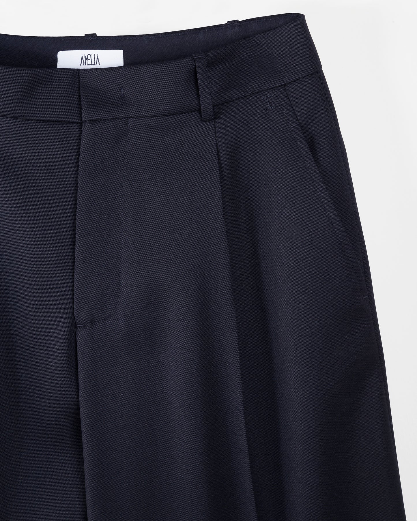 PANTALONI ULISSE in lana - Blu