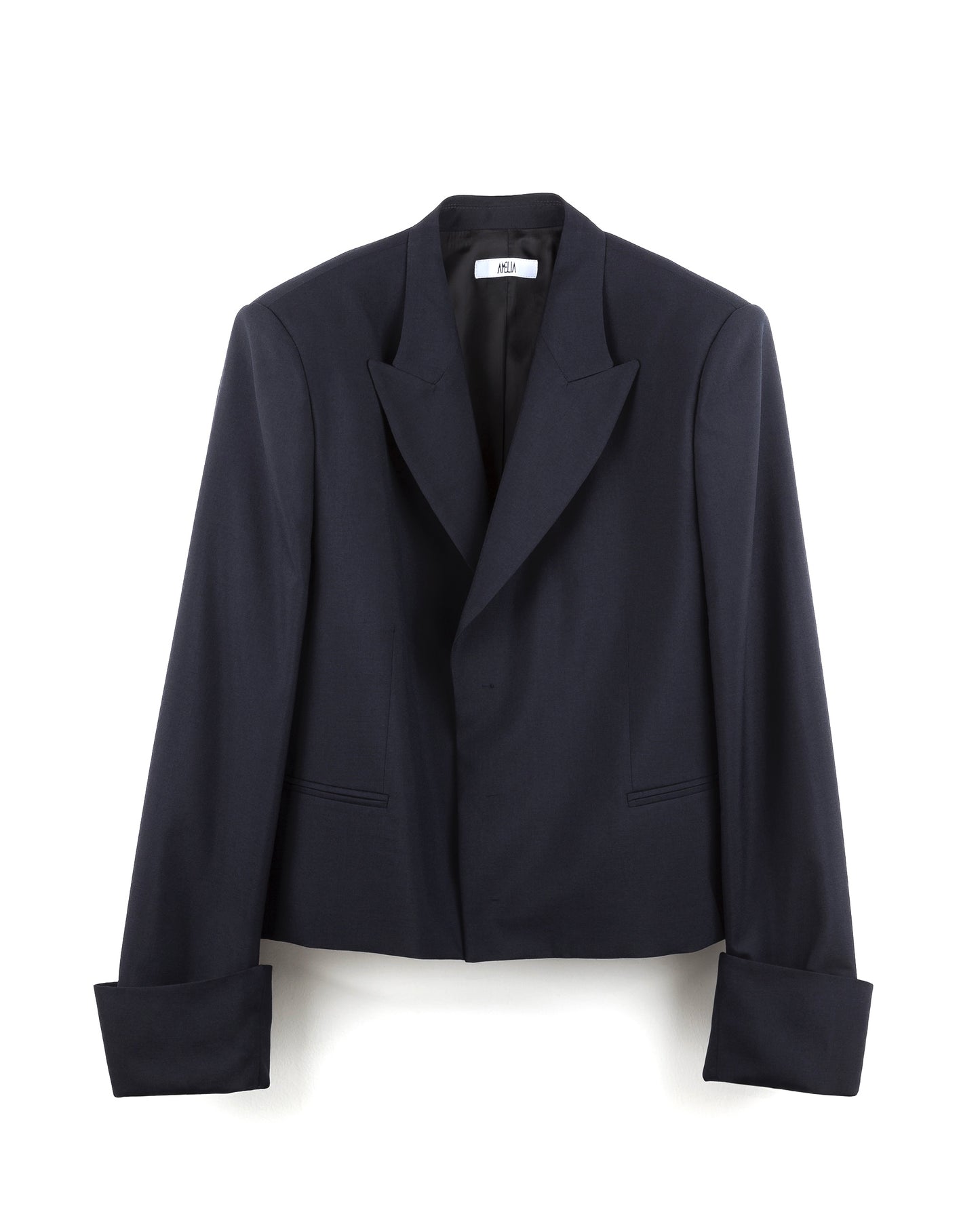 BLAZER ULISSE in lana - Blu