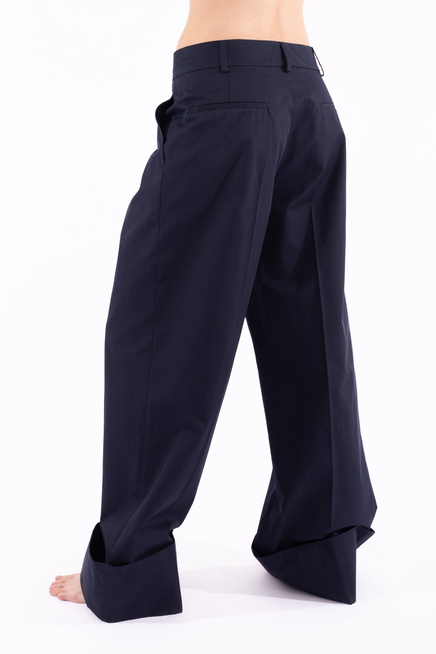 PANTALONI ULISSE in cotone - Blu